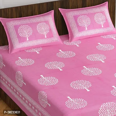 Stylish Cotton Flat 1 Bedcover + 2 Pillowcovers-thumb0