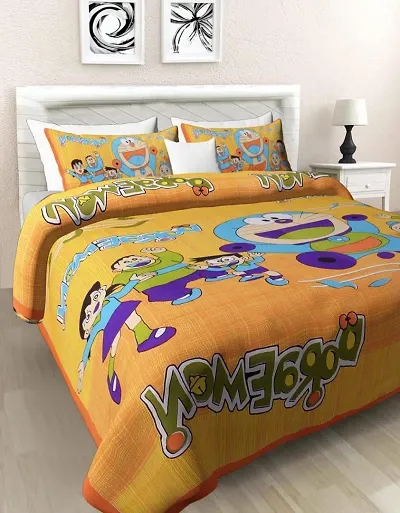 Printed Cotton Double Bedsheets