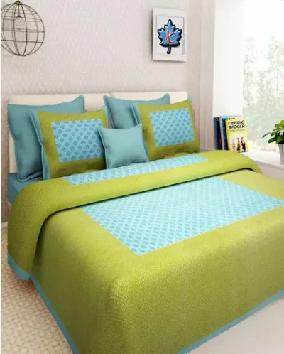 Cotton Printed Double Bedsheets