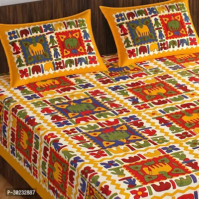 Stylish Cotton Flat 1 Bedcover + 2 Pillowcovers