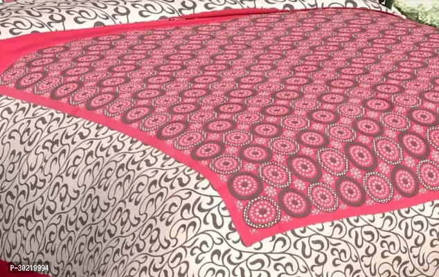 Comfortable Cotton Jaipuri Printed Double Bedsheet with Two Pillow Covers-thumb2