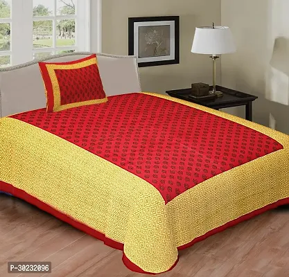 Stylish Cotton Flat 1 Bedcover + 2 Pillowcovers