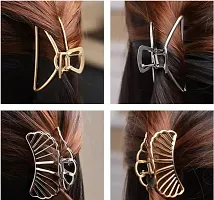 Metal Butterfly Hair Clutchers for Women - Set of 9: Elevate Your Style with Elegance and Versatility!-thumb1