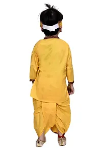 VALUE CREATION Krishna, Makhan Chor Dress for Boy's & Girl's Janmashtmi Special_VK006,YELLOW,18-thumb1