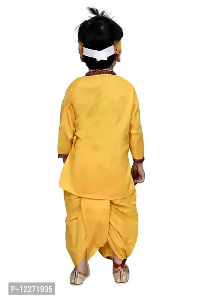 VALUE CREATION Krishna, Makhan Chor Dress for Boy's & Girl's Janmashtmi Special_VK006,YELLOW,18-thumb2