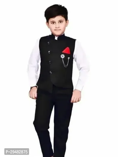 Stylish Cotton Blend 3 Piece Clothing Set for Kid Boy-thumb0