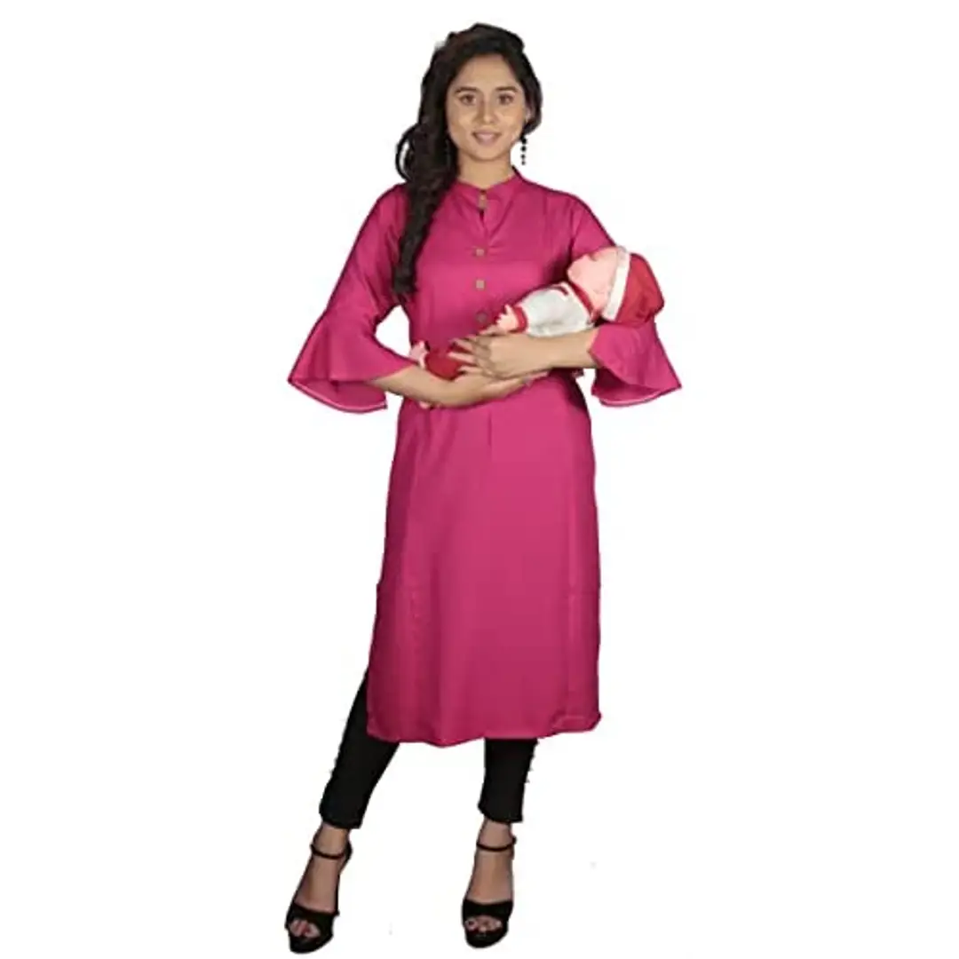 6 Colour Feeding Maternity Pregnancy Reyon Kurti