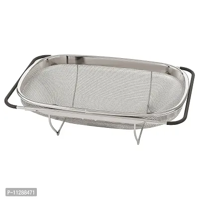 Ikea IDEALISK Colander, Stainless Steel, Black, 34x23 cm (13x9)