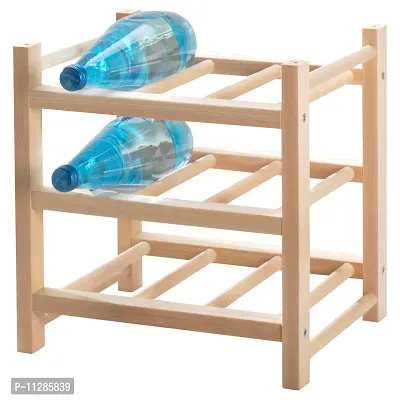 IKEA 700.324.51 Hutten 9-Bottle Wine Rack, Solid Wood