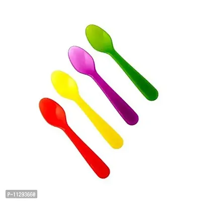 IKEA BOUTIQUE STORE Kalas Spoon (Mixed Colours) Pack of 4 Pieces-thumb4