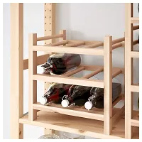 IKEA 700.324.51 Hutten 9-Bottle Wine Rack, Solid Wood-thumb1