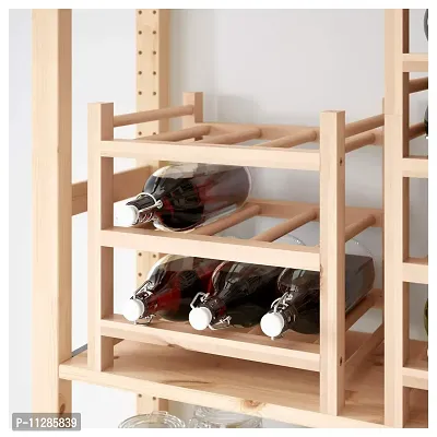 IKEA 700.324.51 Hutten 9-Bottle Wine Rack, Solid Wood-thumb2