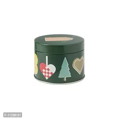 Graidient span ikeaVINTER 2021 Tin with lid, Christmas Pattern Multicolour