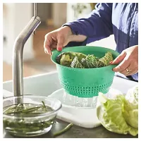 Graidient span ikeaUPPFYLLD Colander, Bright Green, 24 cm (9 ?"")-thumb2