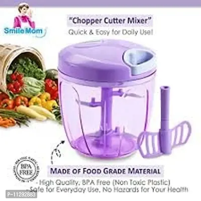 Graidient span 2180A 2 in 1 Handy Vegetable Chopper/Cutter with 5 Blades (1000 Ml)-thumb2