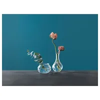 Graidient span ikeaVILJESTARK Vase, Clear Glass, 17 cm (6 ?"")-thumb3