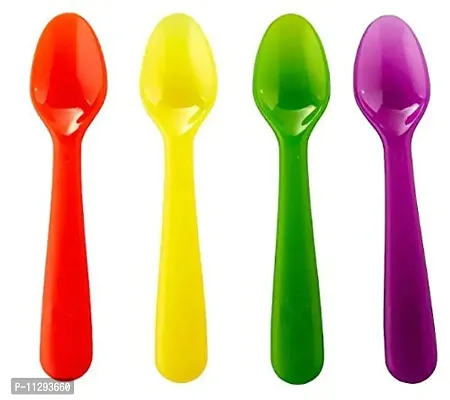 IKEA BOUTIQUE STORE Kalas Spoon (Mixed Colours) Pack of 4 Pieces-thumb2