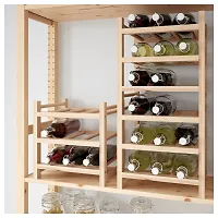 IKEA 700.324.51 Hutten 9-Bottle Wine Rack, Solid Wood-thumb2