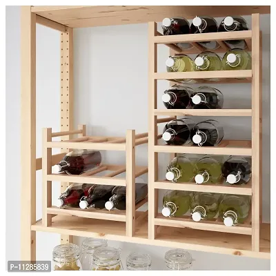 IKEA 700.324.51 Hutten 9-Bottle Wine Rack, Solid Wood-thumb3