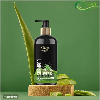 100% Pure Natural Aloe Vera Shampoo For Long And Shiny Hair 500Ml-thumb0