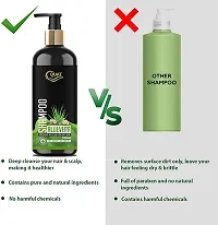 100% Pure Natural Aloe Vera Shampoo For Long And Shiny Hair 500Ml-thumb3