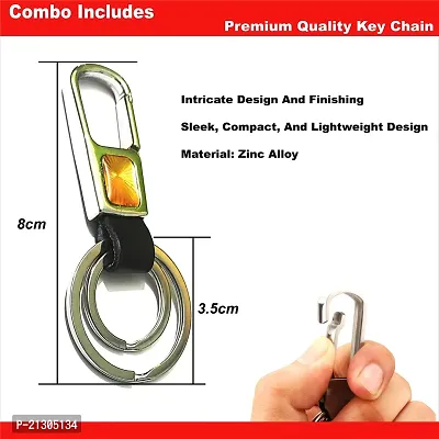 Anti Theft Cable Lock For Bicycle, Cycle, Helmet, Bike, Luggage, and Other Things It includes two keys and an attractive metal premium finish alloy key chain.-thumb2