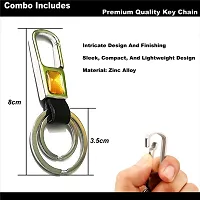 Heavy Duty Cable Lock for Cycle, Bicycle, Helmet, Bike, Luggage, and Other Items, Comes with 2 Keys and a Lovely Premium Finish Alloy Key Chain-thumb3