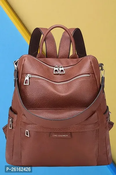 Desert Dusk Faux Leather Satchel Backpack | Wholesale Accessory Market