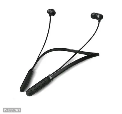 Stylish Black In-Ear Bluetooth Wireless Headphones With Microphone-thumb0