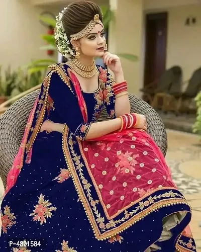 Embroidered Semi Stitched Lehenga Choli Price in India - Buy Embroidered  Semi Stitched Lehenga Choli online at Shopsy.in