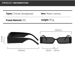 Pack of 2 new trendy unisex sunglasses, goggles for boys, girls, men and women.-thumb3