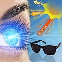 Pack of 2 new trendy unisex Wayfarer sunglasses, goggles for boys, girls, men and women.-thumb1