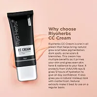 Riyo Herbs CC Cream with SPF, Conceals dark circles, pigmentation for Even Tone Skin, All Skin Types in Shade Natural-thumb3