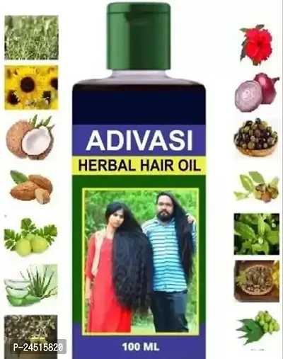 Adivasi Natural Made Powerful Effective Jadibutiya Hair Oil-100 ml