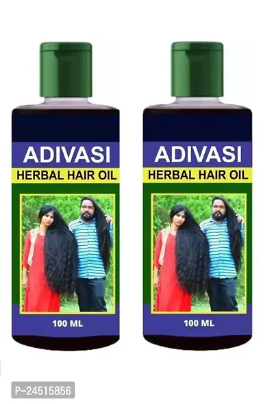 Adivasi Natural Made Powerful Effective Jadibutiya Hair Oil -100 ml Each, Pack Of 2-thumb0
