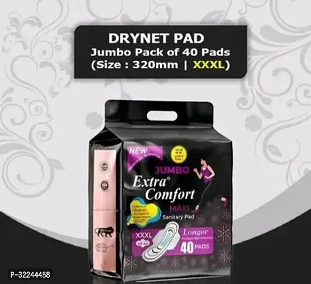 STAY SURE COMFORT XXL OVERNIGHT 40PADS Sanitary Pad  (Pack of 40)-thumb0