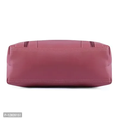 Ankita F World Women Shoulder Handbag PU Tote (Pink) POL_31-thumb4