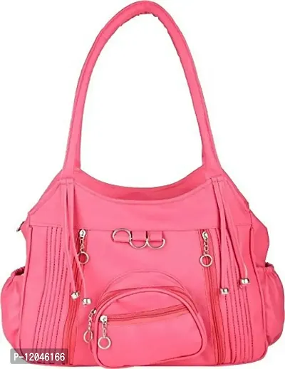 Ankita Fashion Women Shoulder Handbag PU (Pink)