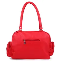 Ankita Fashion World Women's Shoulder Handbag PU (Red)-thumb3