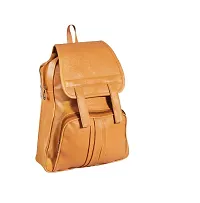 Ankita Fashion World Women's Shoulder  Backpack bag (Khakhi backpack)-thumb1