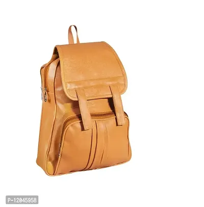 Ankita Fashion World Women's Shoulder  Backpack bag (Khakhi backpack)-thumb2