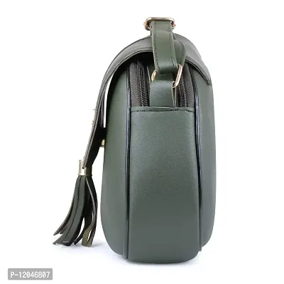 Ankita Fshion World?women shoulder handbag PU (Light Green)-thumb3