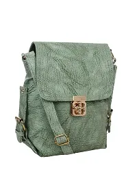 Ankita Fashion Women Sling  Cross-Body Bags PU (Green)-thumb1