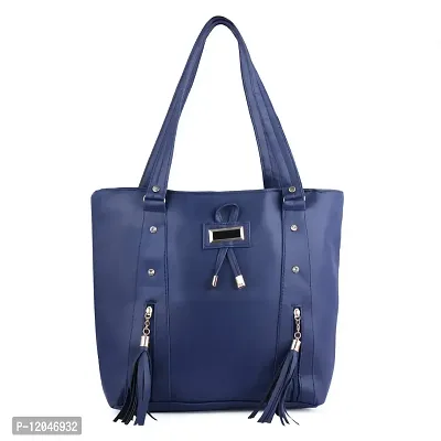 Ankita F World Women Shoulder Handbag PU Tote (Blue) POL_32-thumb0