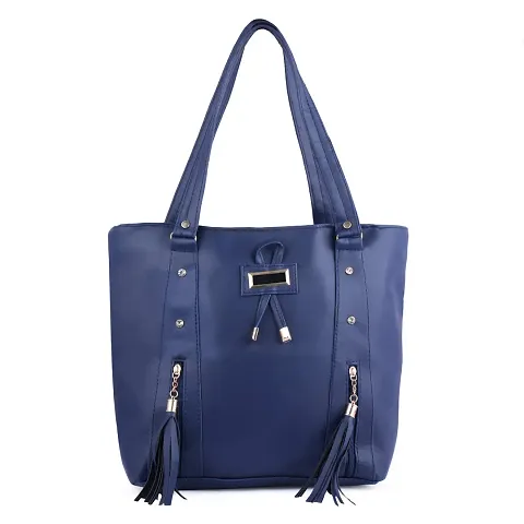 Ritupal Collection Women Shoulder Handbag PU Tote (Blue) POL_32