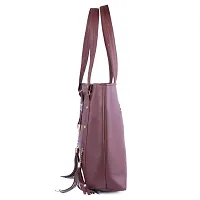 Ankita F World Women Shoulder Handbag PU Tote (Brown) POL_33-thumb1