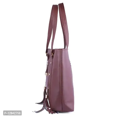 Ankita F World Women Shoulder Handbag PU Tote (Brown) POL_33-thumb2