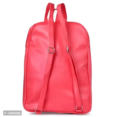 Ankita Fashion World women handbag, Backpack PU (Pink)-thumb3
