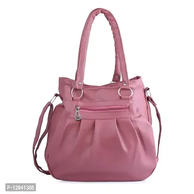 Ankita F World Women Shoulder Handbag PU Tote (Pink) POL_18