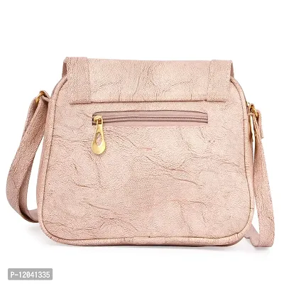 Ankita Fashion World women handbag, Sling PU (Beige)-thumb4